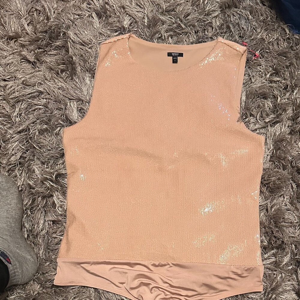 Express Tan Bodysuit - Picture 12 of 12